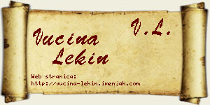 Vucina Lekin vizit kartica
